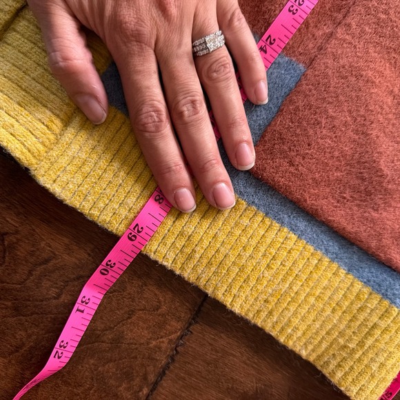 Passenger Vista Recycled Knit Cardigan Yellow Nature Boho Size S Warm Cozy - Picture 6 of 8